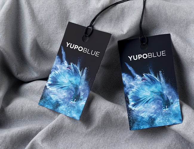 YUPO Application Example YUPOBlue | labels